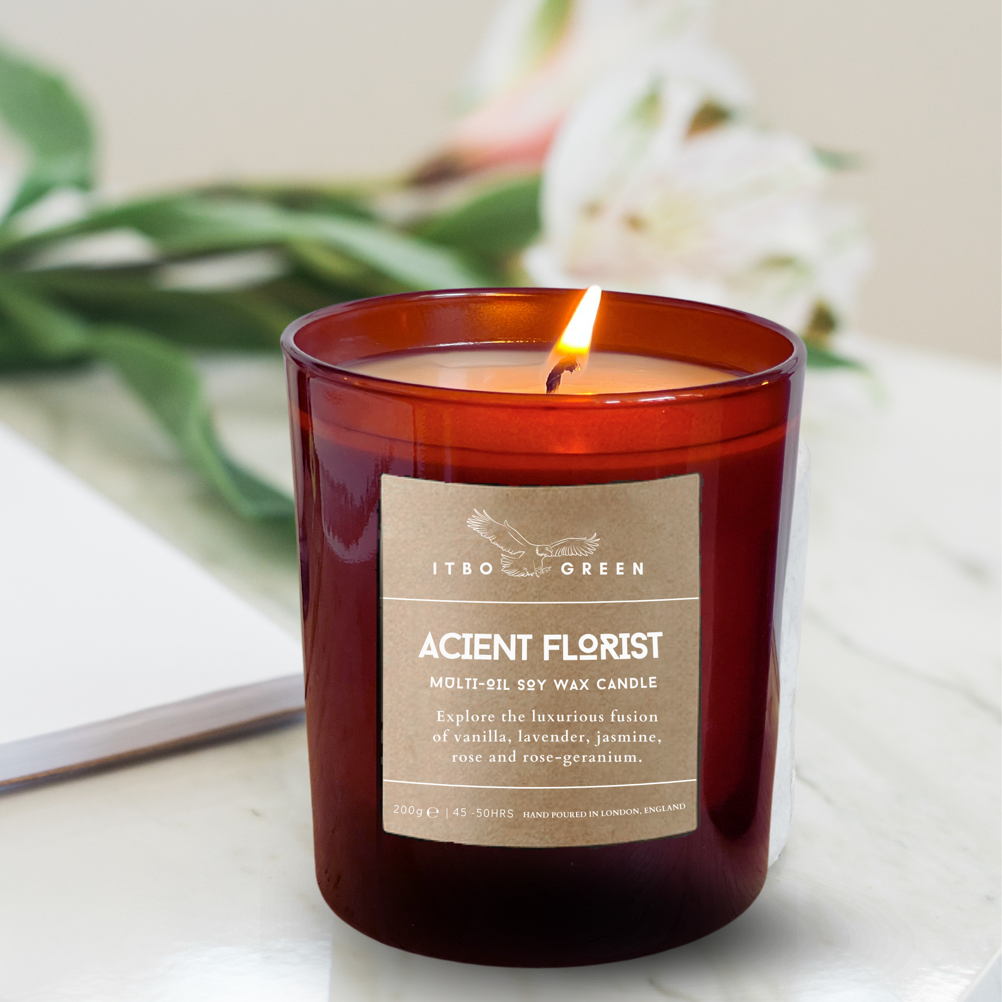 Ancient Florist Soy Wax Candle