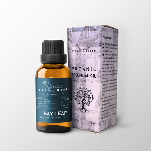 Organic Bay Leaf Essential Oil | 30ml / 1oz UV Bottle | Unblended | Aromatherapy | Vegan | Spirituality| Nature Heals - ITBO Green