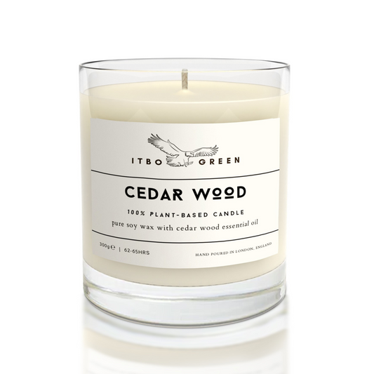 Cedar Wood Essential Oil Candle