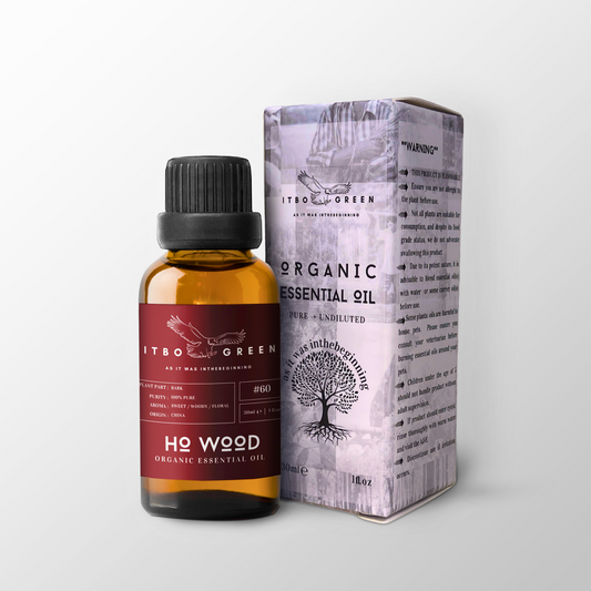 Organic Ho Wood (White Camphor) Essential Oil | 30ml / 1oz UV Bottle | Unblended | Aromatherapy | Vegan | Spirituality| Nature Heals - ITBO Green
