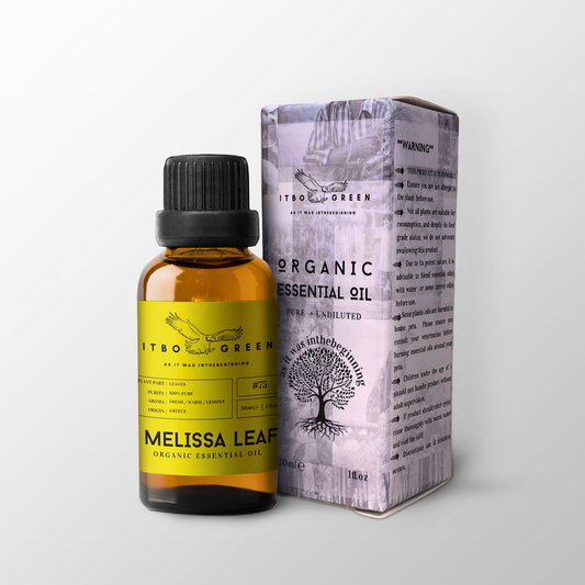 Organic Melissa Leaf Essential Oil | 30ml / 1oz UV Bottle | Unblended | Aromatherapy | Vegan | Spirituality| Nature Heals - ITBO Green