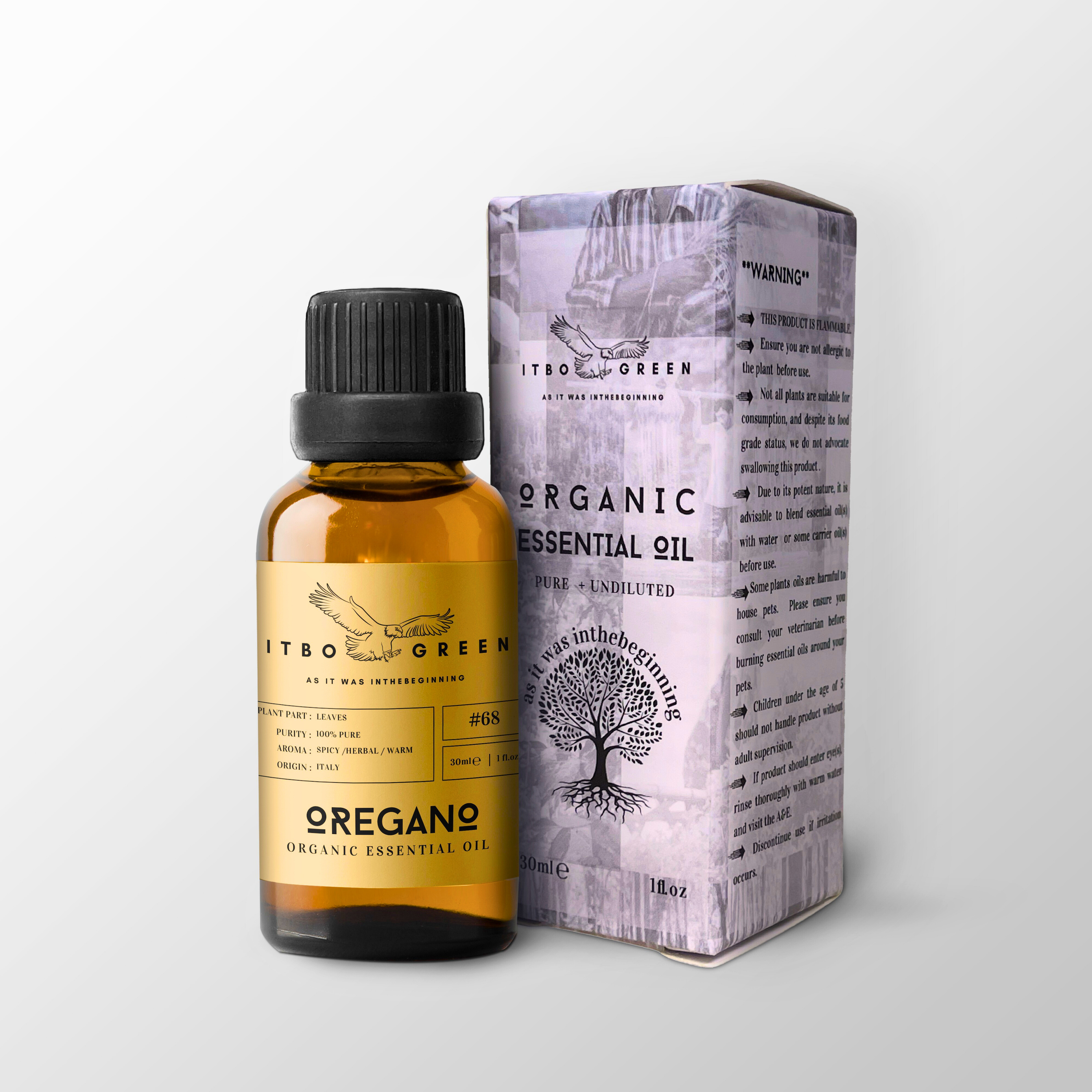 Aceite esencial de orégano orgánico