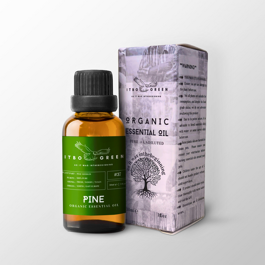 Organic Pine Essential Oil | 30ml / 1oz UV Bottle | Pure Woody Oil | Unblended | Aromatherapy | Vegan | Spirituality| Nature Heals - ITBO Green