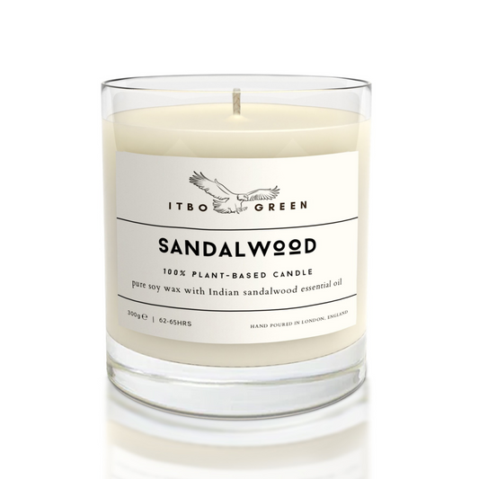 Sandalwood Essential Oil Candle