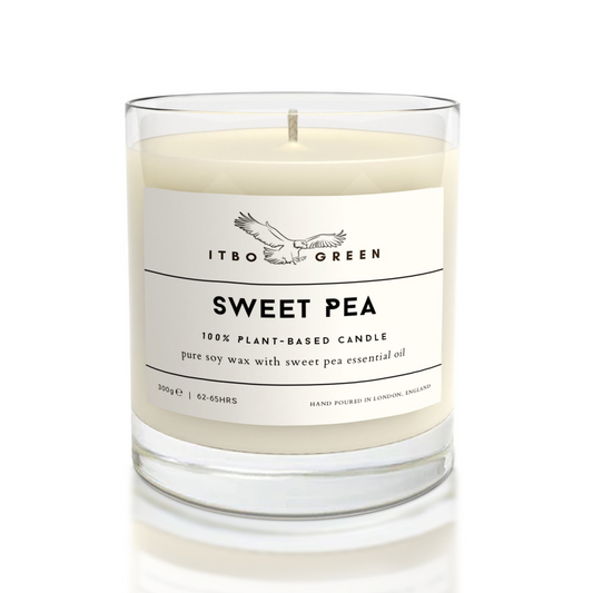 Sweet Pea Essential Oil Candle